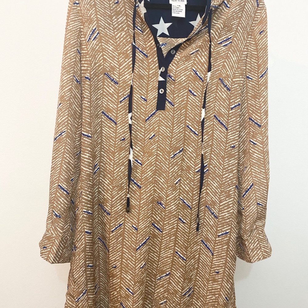 NU New York One-of-a-kind Shirt Dress (S/M)